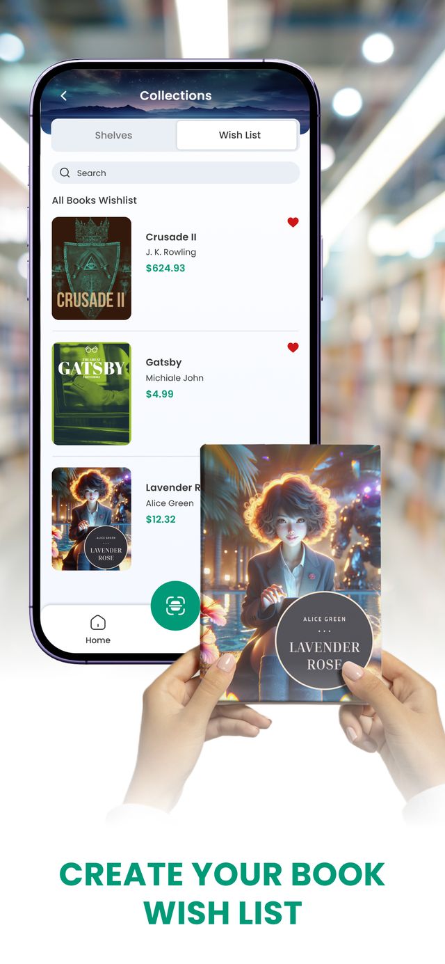 Create your book wish list